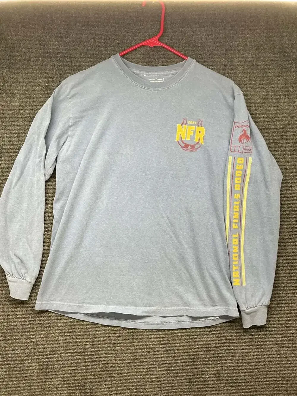 Wrangler National Finals Rodeo 2021 Long Sleeve T-Shirt Medium